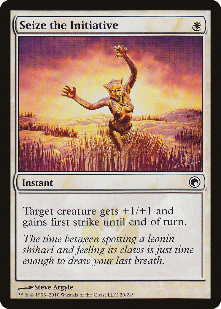 Seize the Initiative (SOM-020) - Scars of Mirrodin