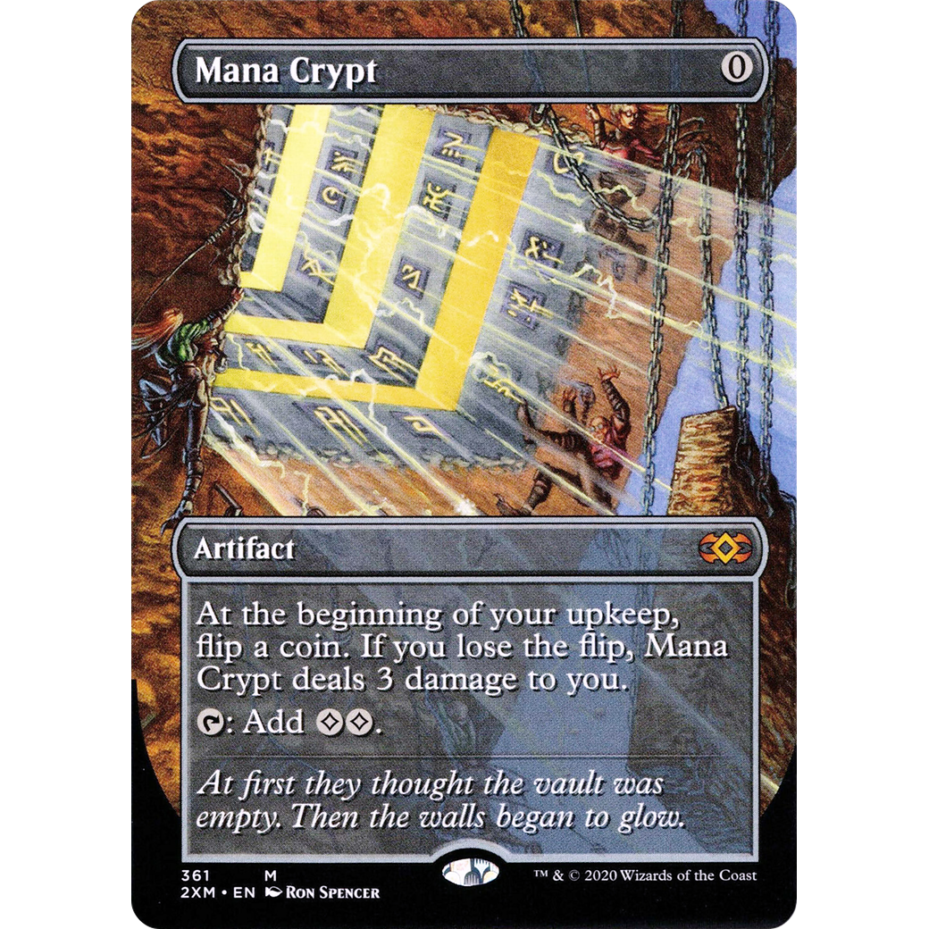 Mana Crypt (Borderless) (2XM-361) - Double Masters (Borderless)