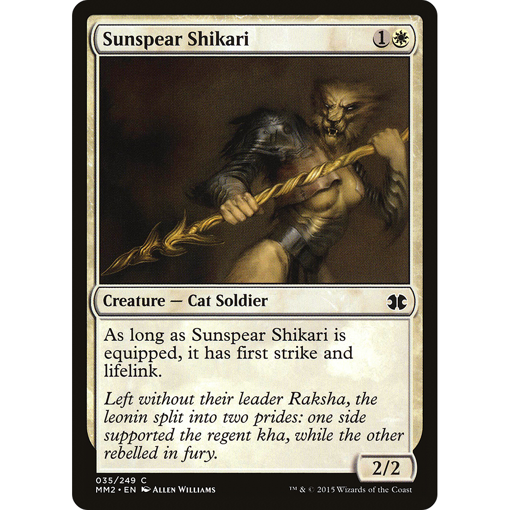 Sunspear Shikari (MM2-035) - Modern Masters 2015 Foil