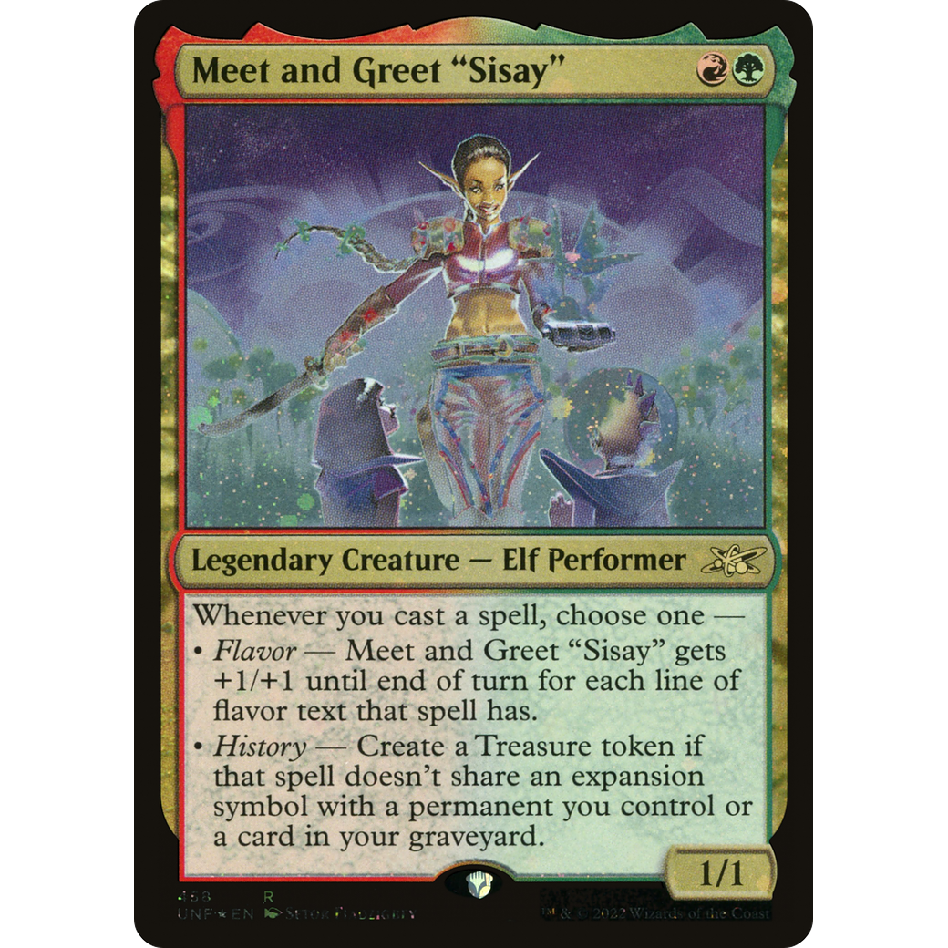 Meet and Greet "Sisay" (Galaxy Foil) (UNF-458) - Unfinity Foil