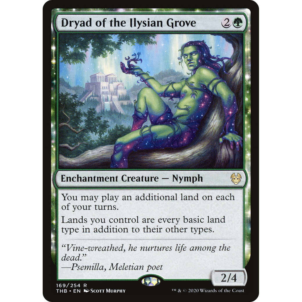 Dryad of the Ilysian Grove (THB-169) - Theros Beyond Death: (enchantment) Foil