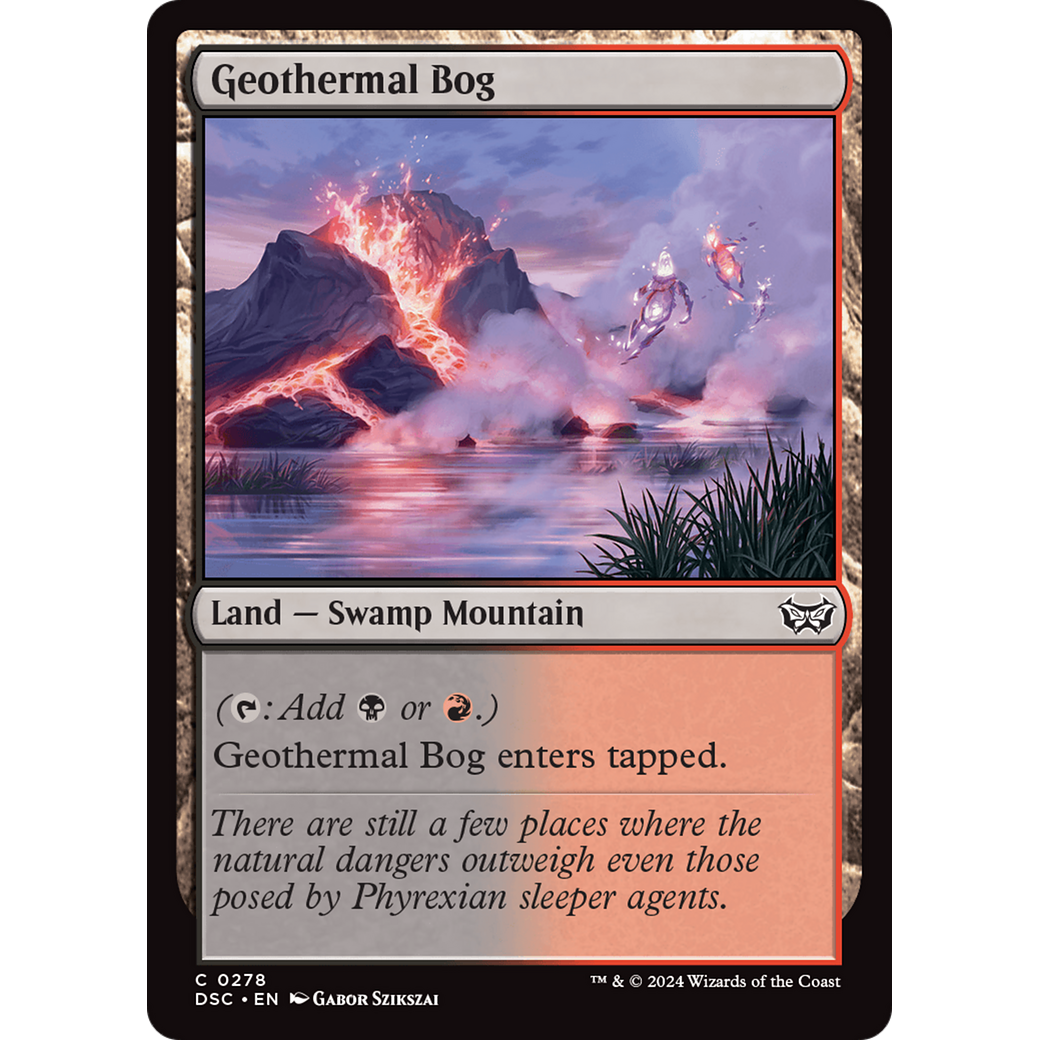 Geothermal Bog (DSC-278) - Duskmourn: House of Horror Commander