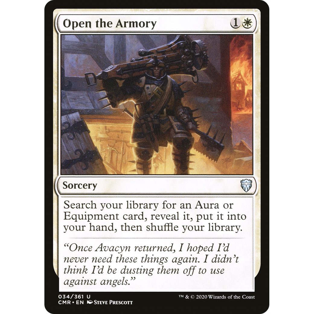 Open the Armory (CMR-034) - Commander Legends Foil