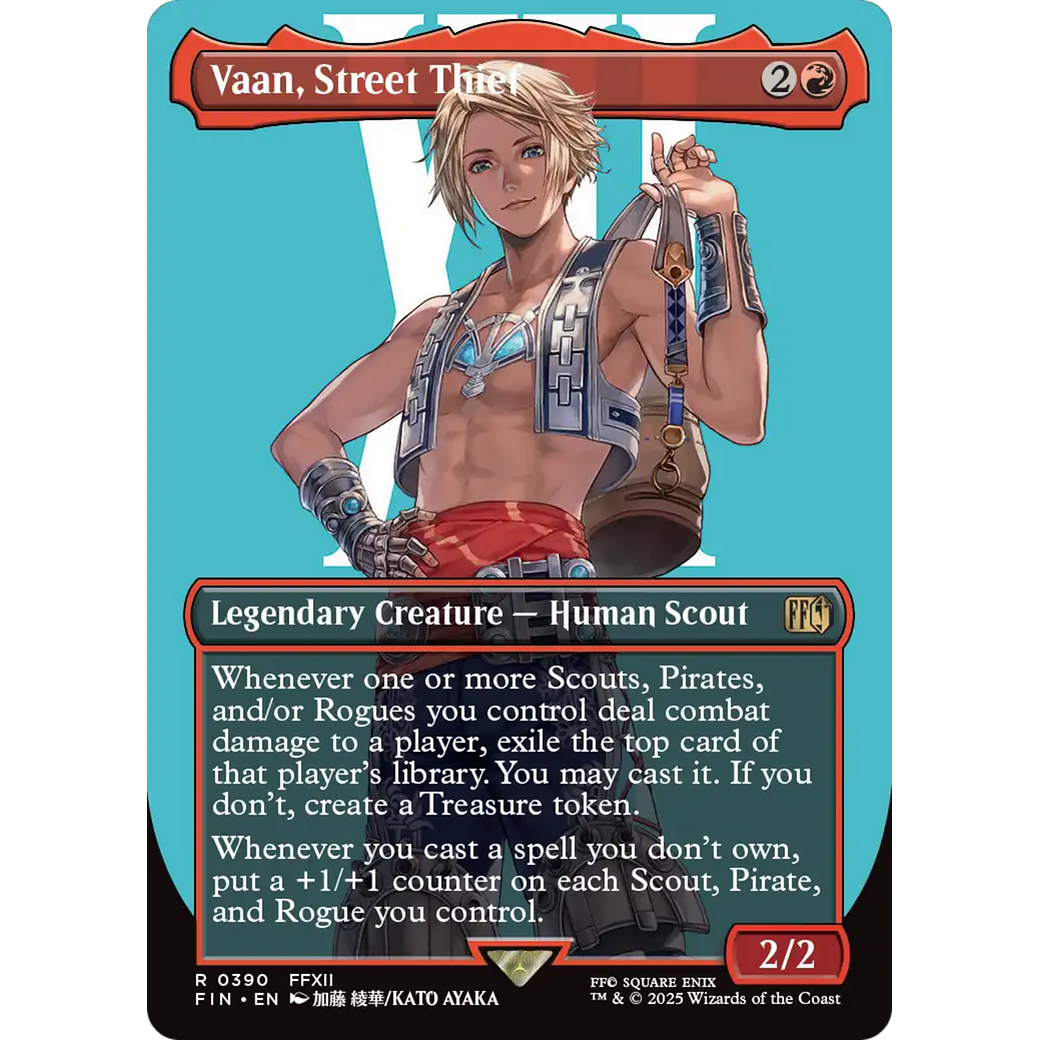 Vaan, Street Thief (FIN-390) - FINAL FANTASY (Borderless) Foil