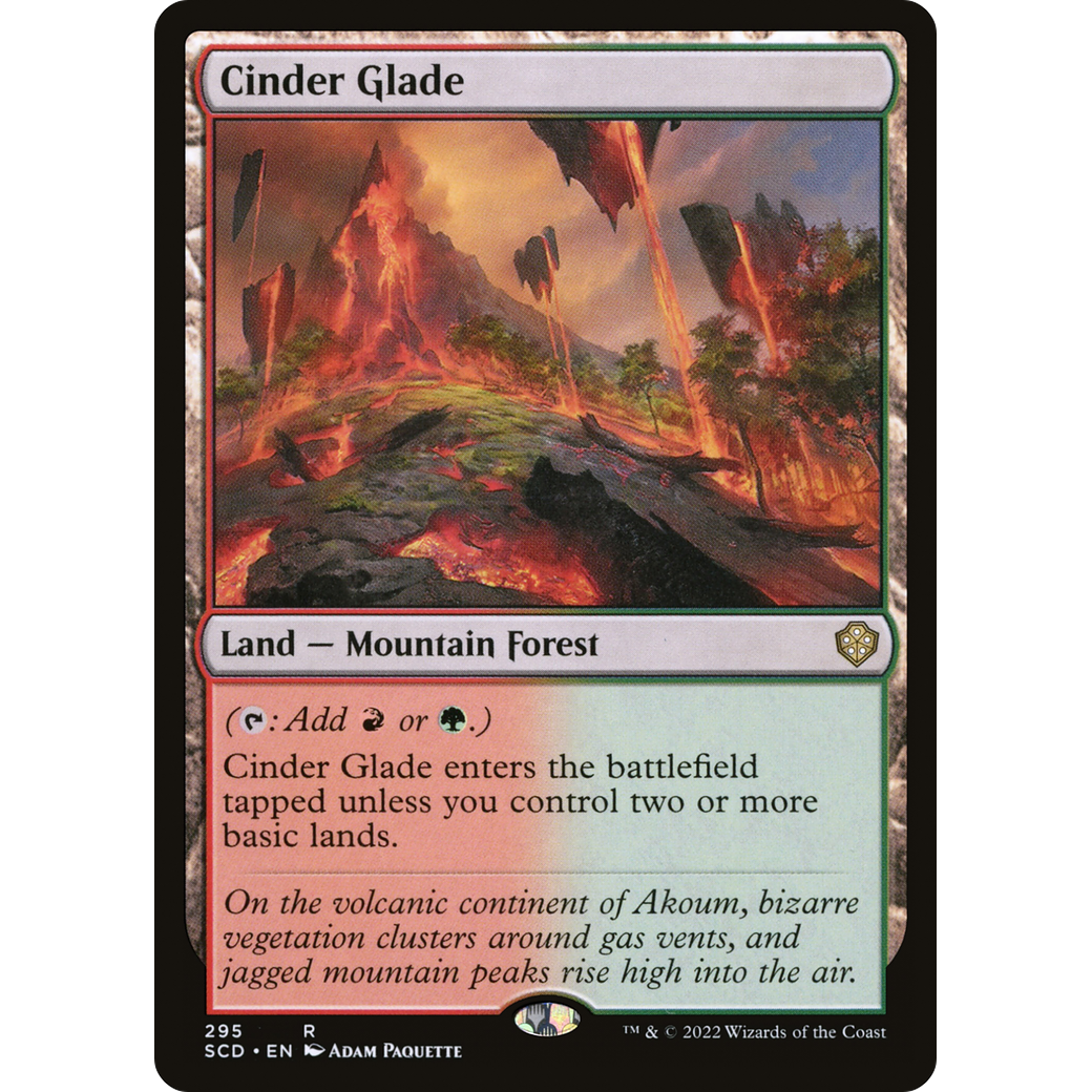 Cinder Glade (SCD-295) - Starter Commander Decks