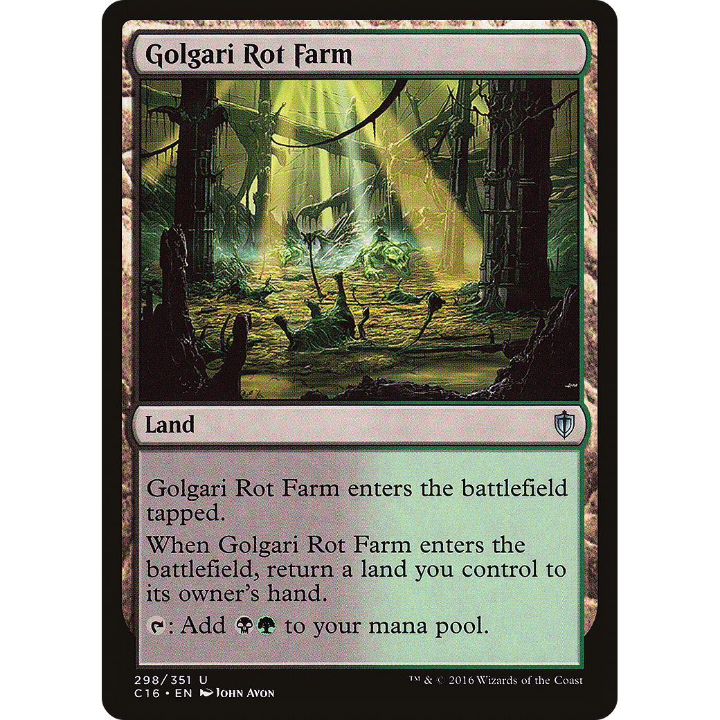Golgari Rot Farm (C16-298) - Commander 2016