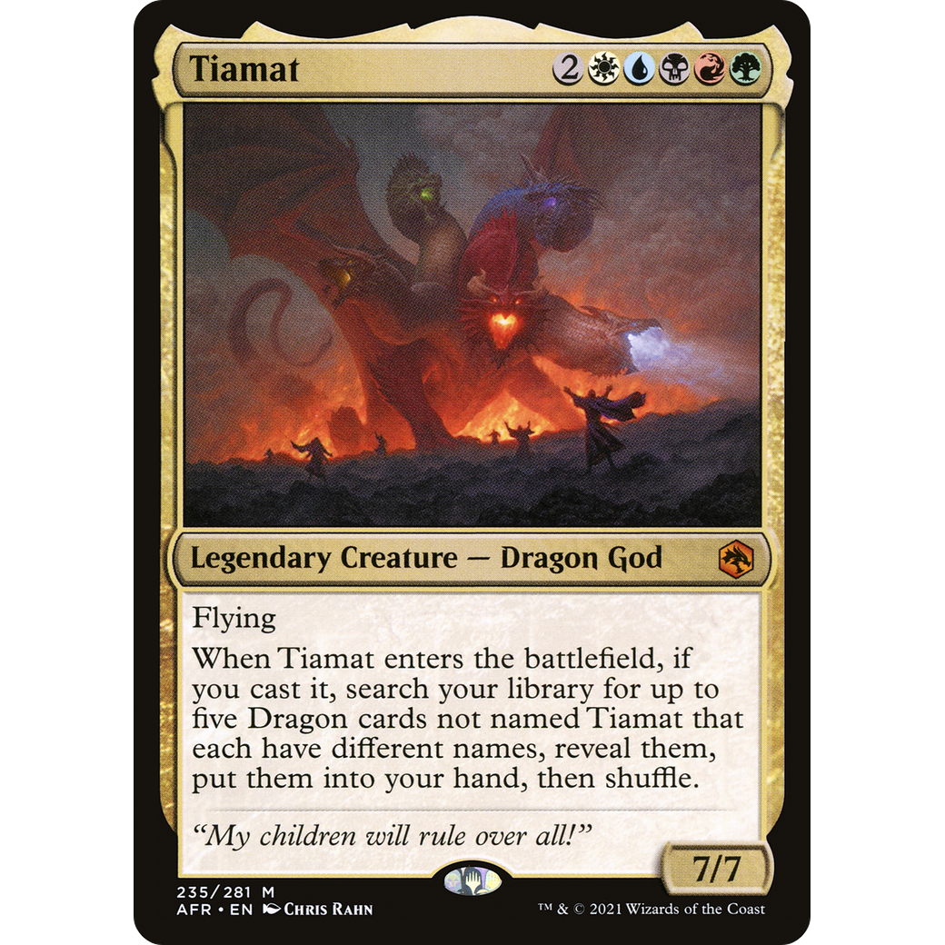 Tiamat (AFR-235) - Adventures in the Forgotten Realms Foil