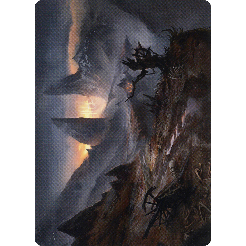 Haunted Ridge // Haunted Ridge (AMID-073) - Midnight Hunt Art Series (Borderless) Foil