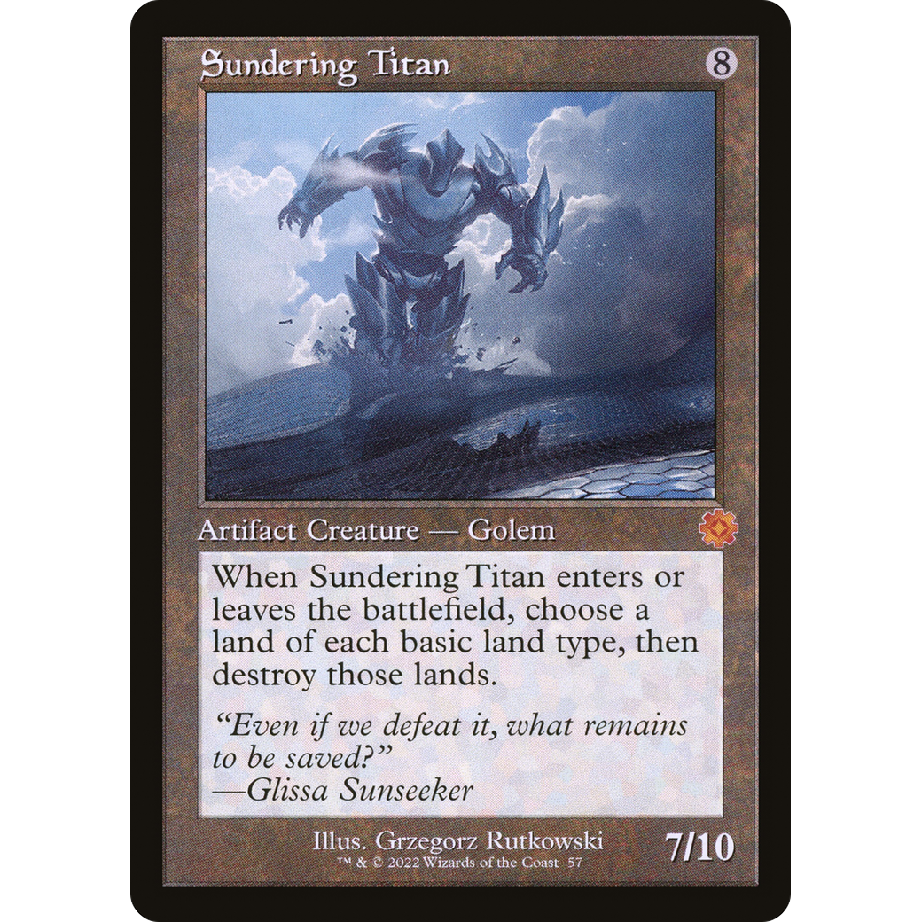 Sundering Titan (BRR-057) - The Brothers' War Retro Artifacts
