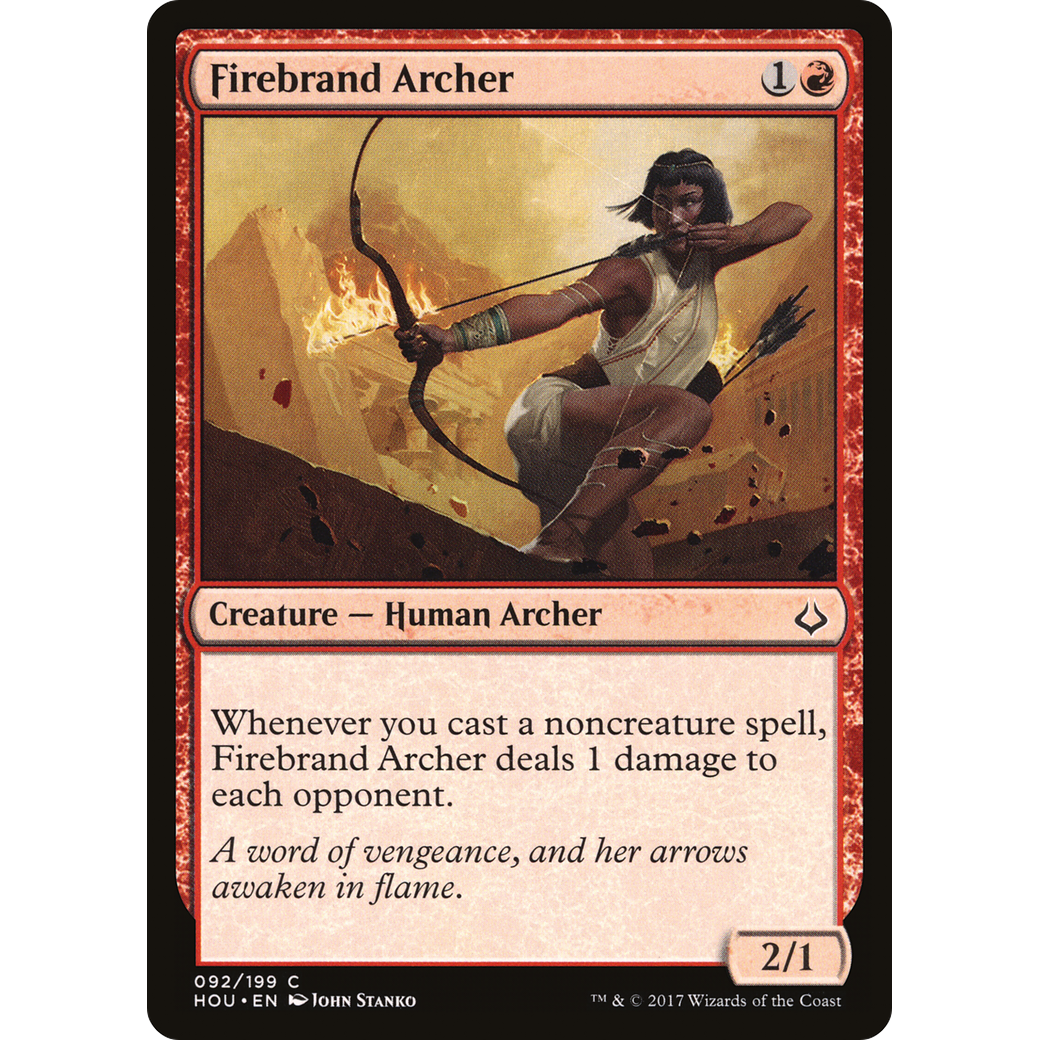 Firebrand Archer (HOU-092) - Hour of Devastation Foil