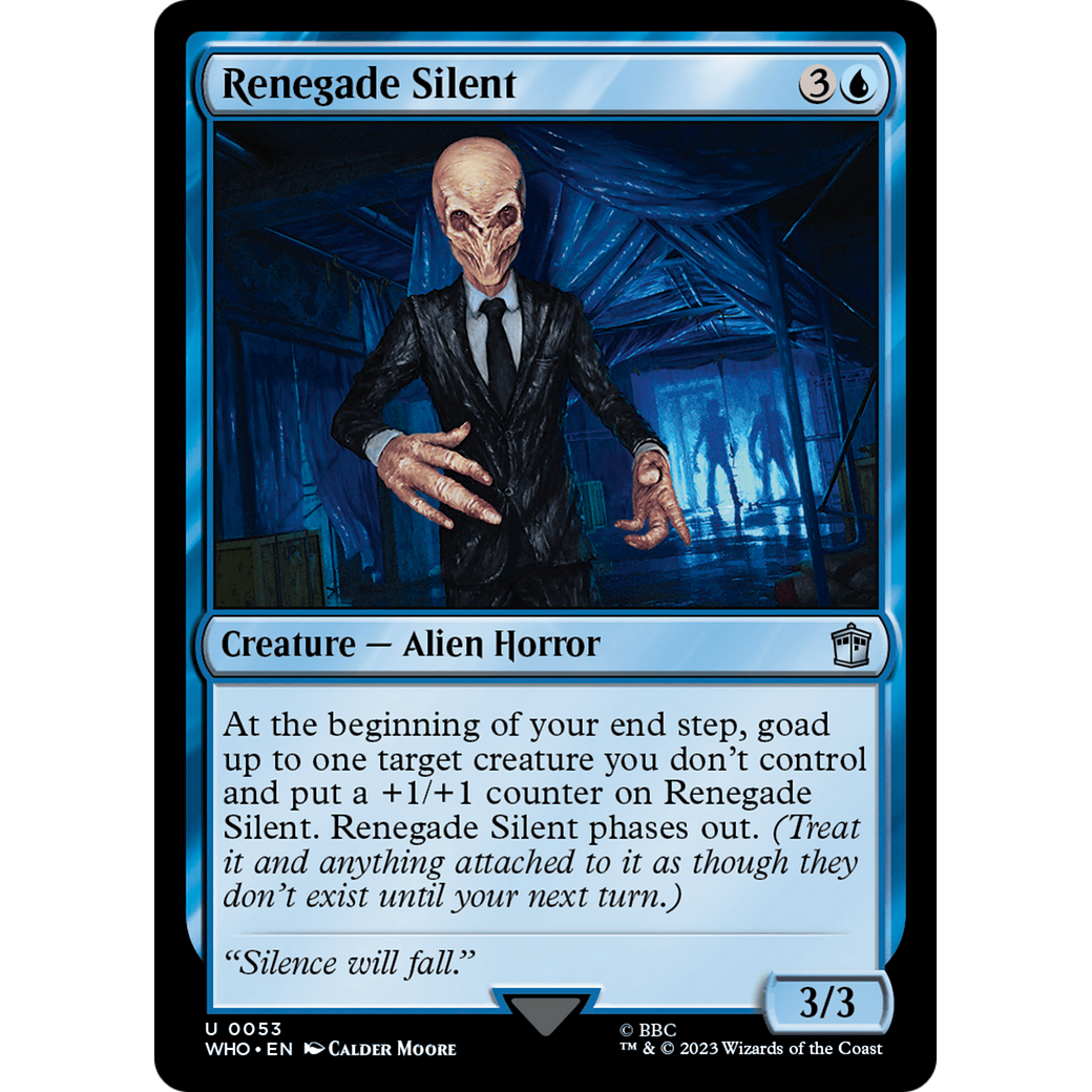 Renegade Silent (WHO-053) - Doctor Who Foil