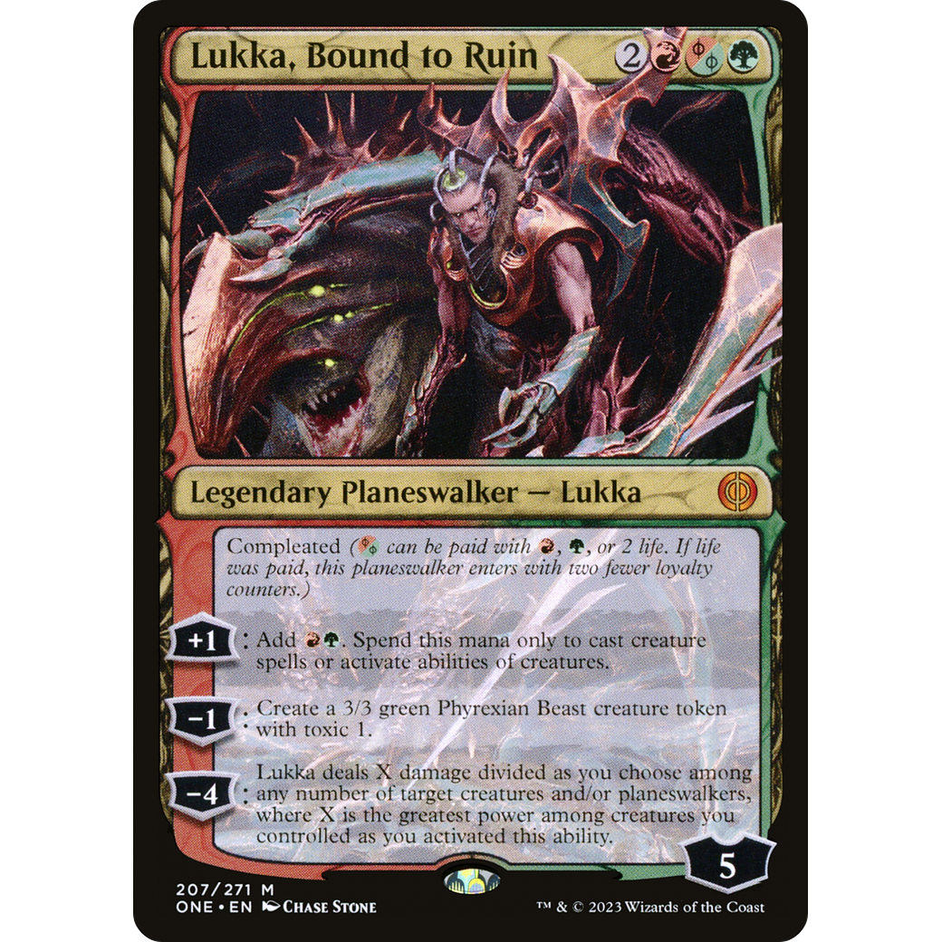 Lukka, Bound to Ruin (ONE-207) - Phyrexia: All Will Be One
