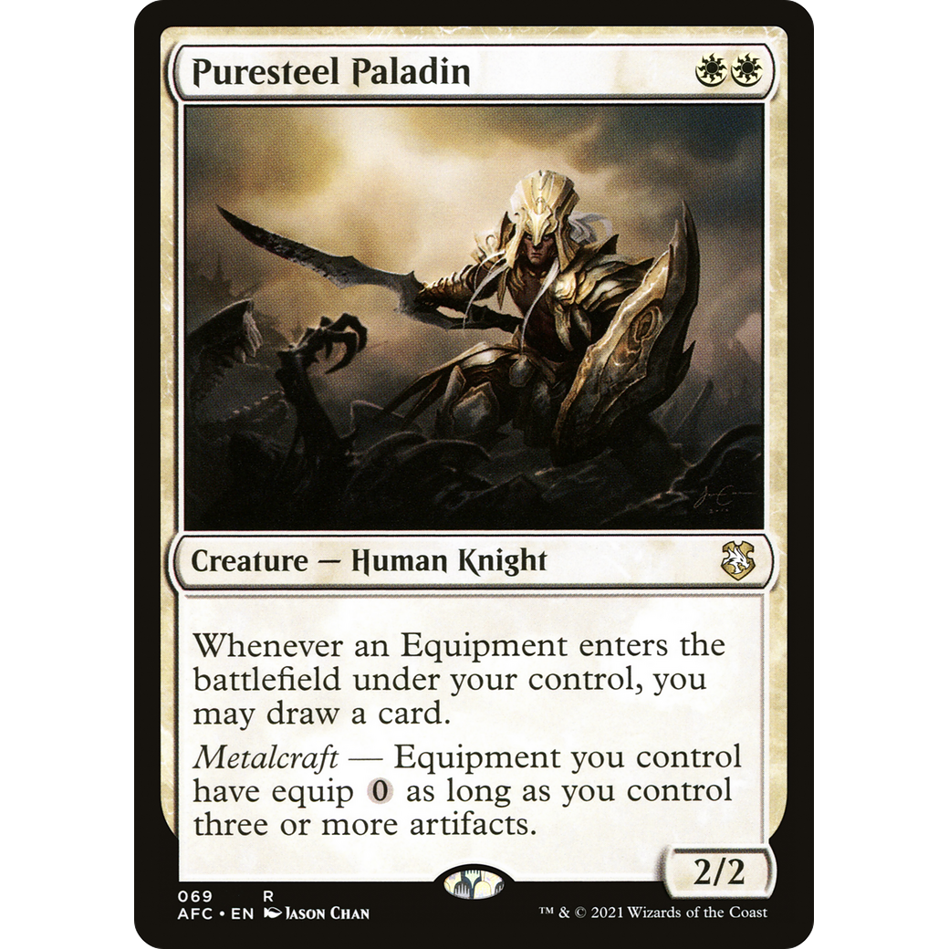 Puresteel Paladin (AFC-069) - Forgotten Realms Commander