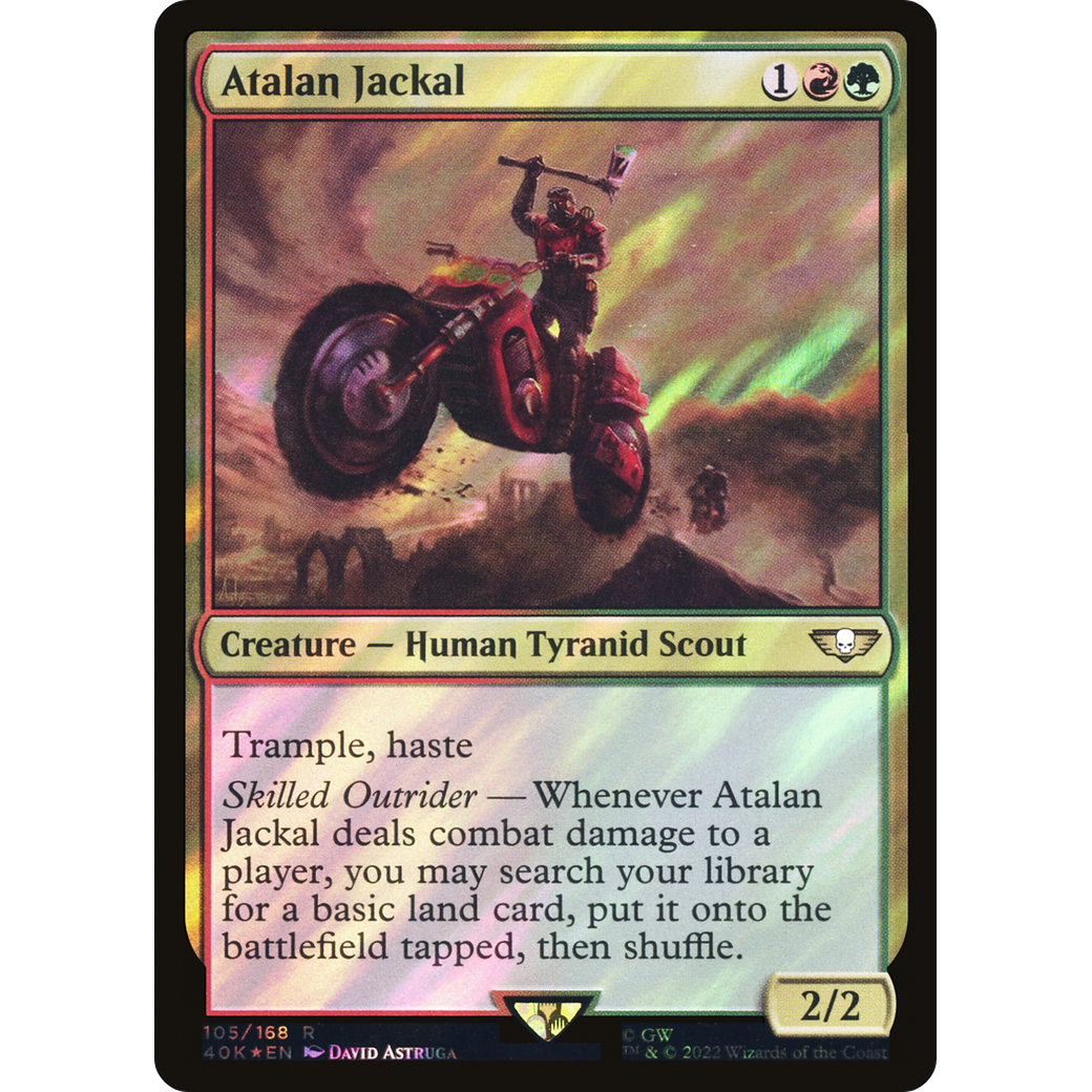 Atalan Jackal (40K-105) - Warhammer 40,000 Commander Foil