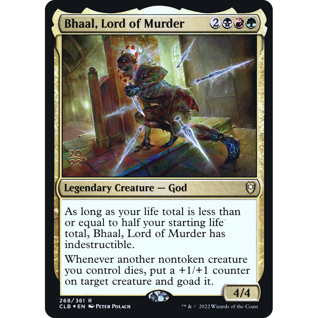 Bhaal, Lord of Murder (PRE-268S) - Battle for Baldur's Gate Promos Foil