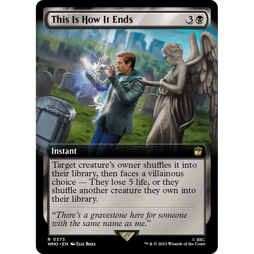 This Is How It Ends (Extended Art) (WHO-373) - Doctor Who: (Extended Art) Foil