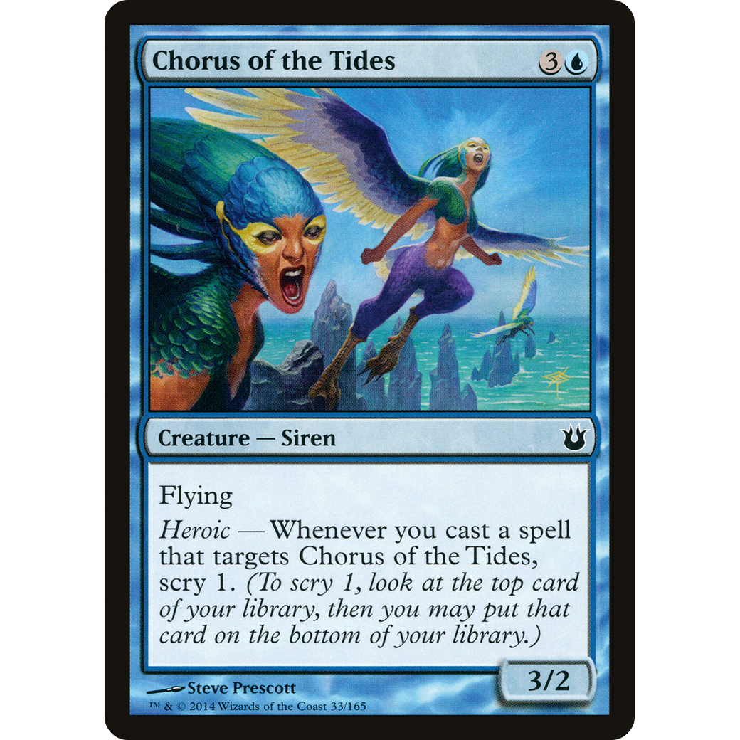 Chorus of the Tides (BNG-033) - Born of the Gods Foil