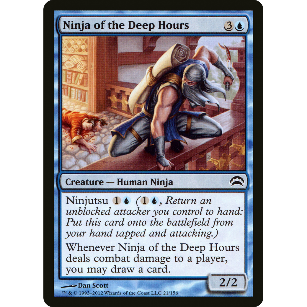Ninja of the Deep Hours (PC2-021) - Planechase 2012 Foil