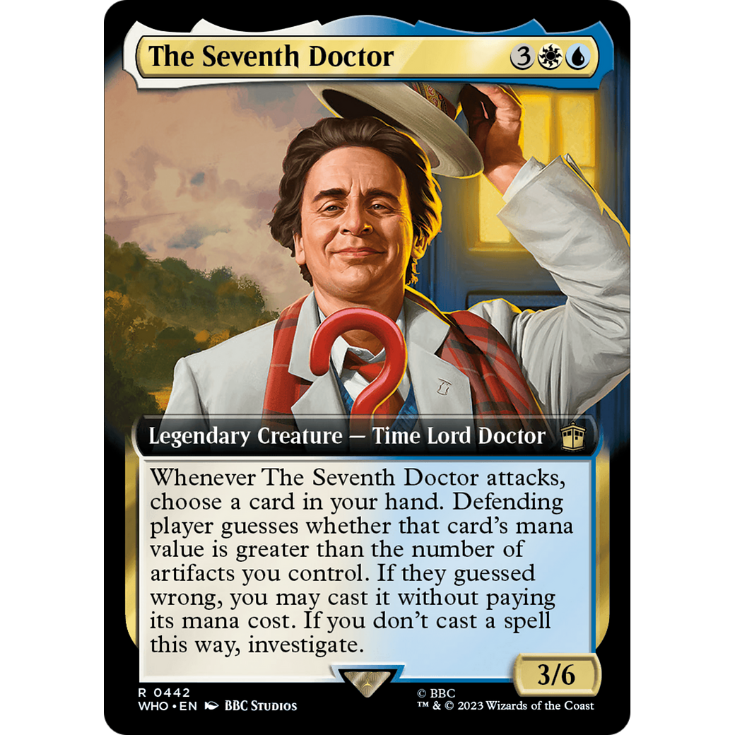 The Seventh Doctor (Extended Art) (WHO-442) - Doctor Who: (Extended Art)