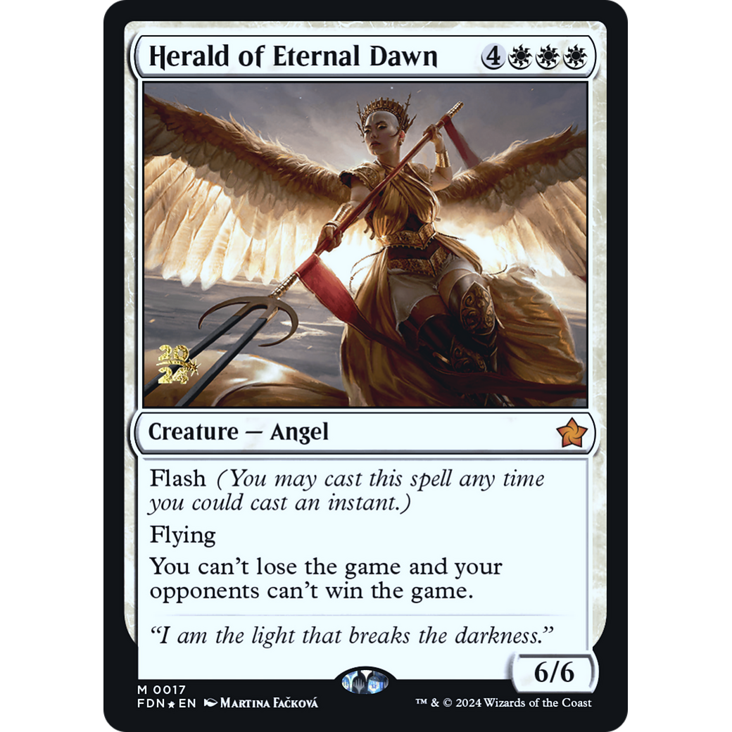 Herald of Eternal Dawn (PRE-17S) - Foundations Promos Foil