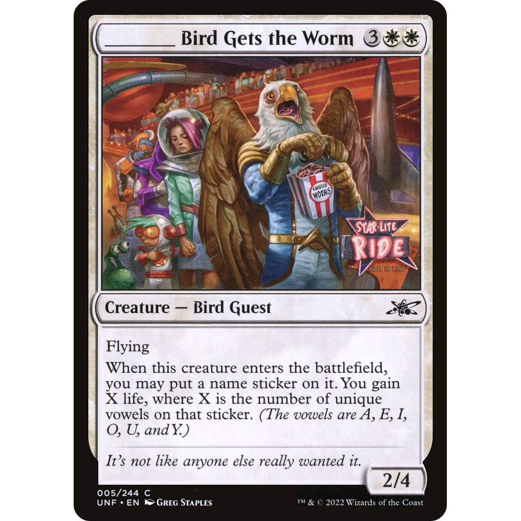 _____ Bird Gets the Worm (UNF-005) - Unfinity Foil