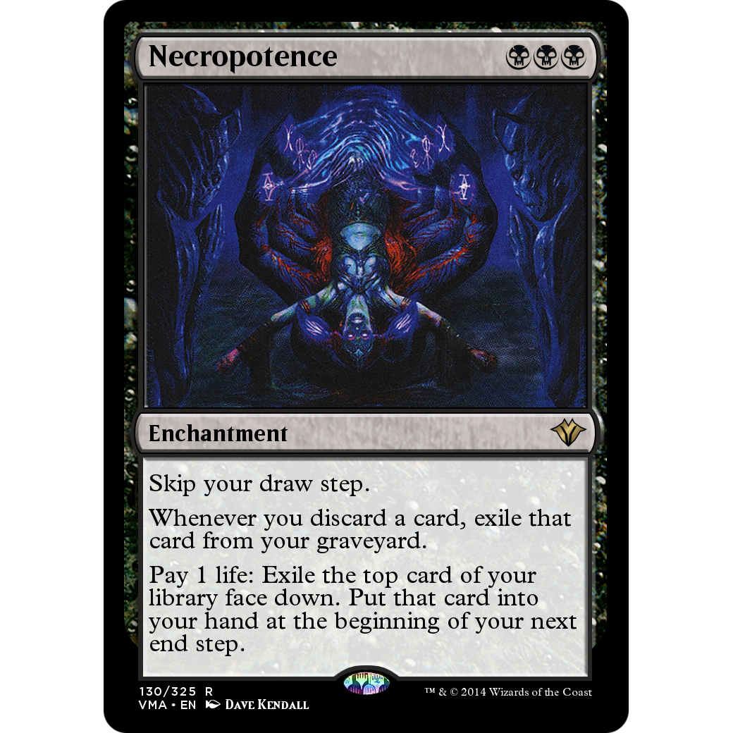 Necropotence (VMA-130) - Vintage Masters Foil