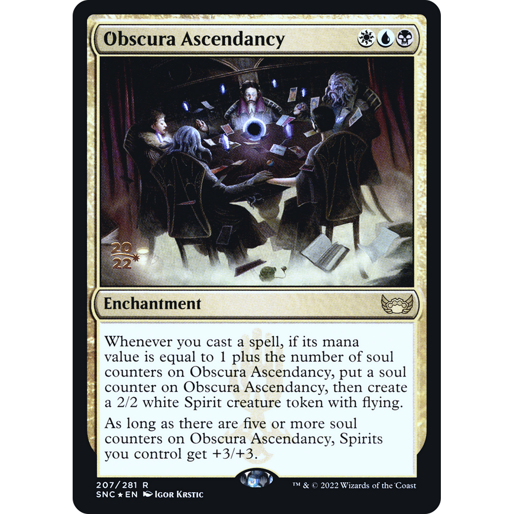 Obscura Ascendancy (PRE-207) - Streets of New Capenna Promos Foil