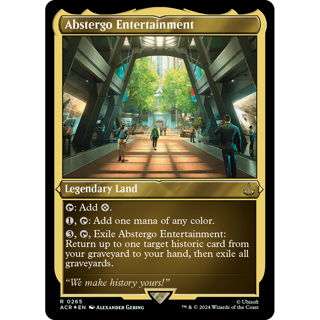 Abstergo Entertainment (ACR-265) - Assassin's Creed Etched Foil