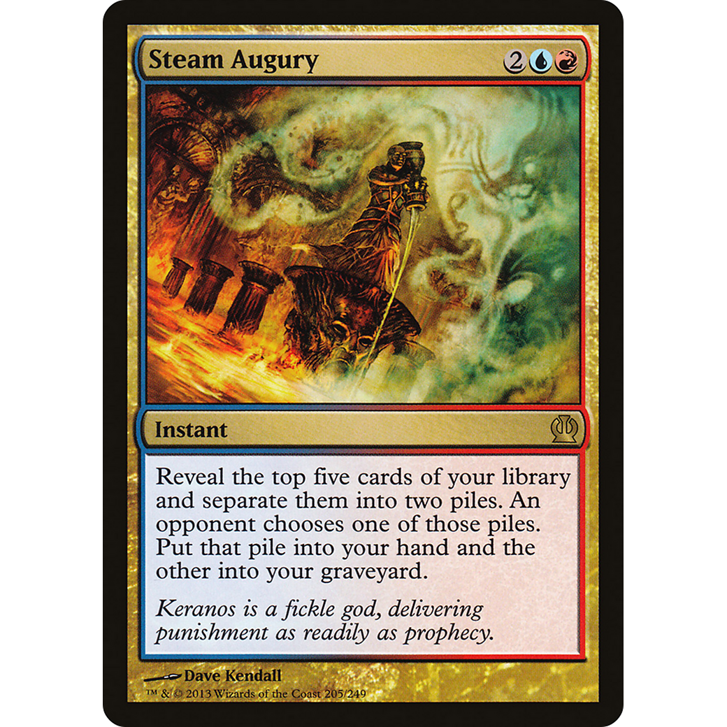 Steam Augury (THS-205) - Theros Foil