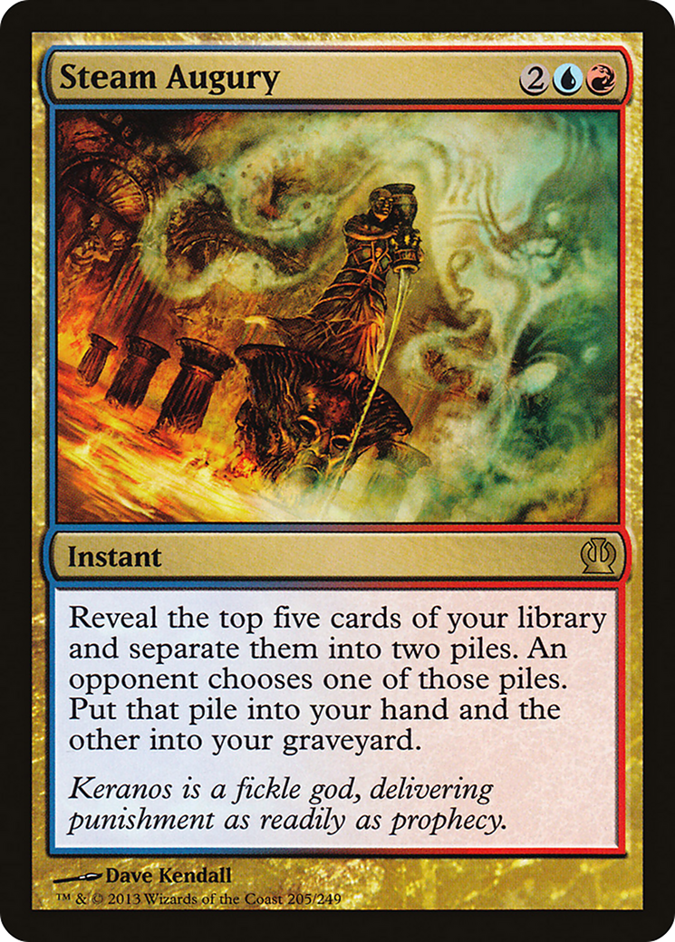 Steam Augury (THS-205) - Theros Foil