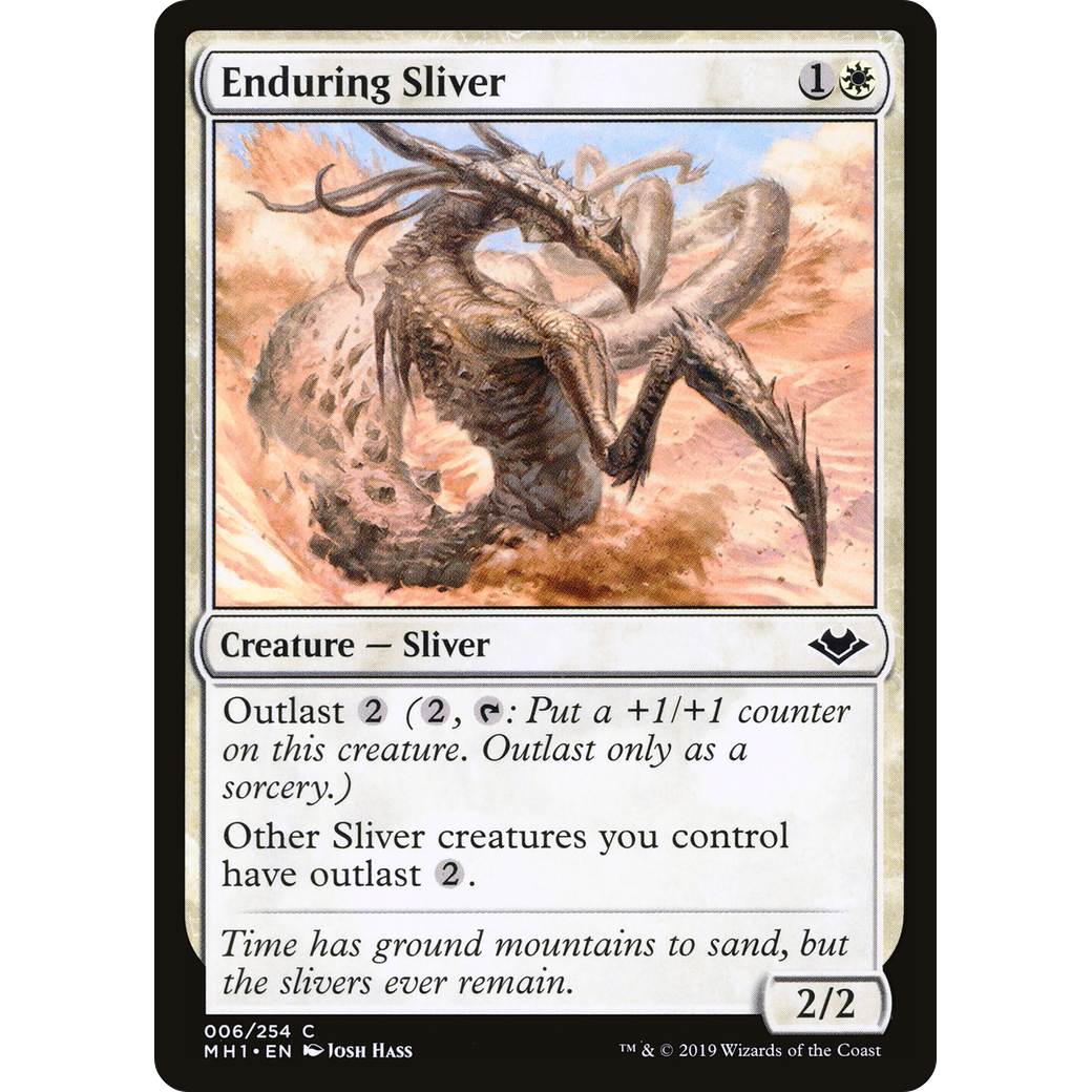 Enduring Sliver (MH1-006) - Modern Horizons Foil