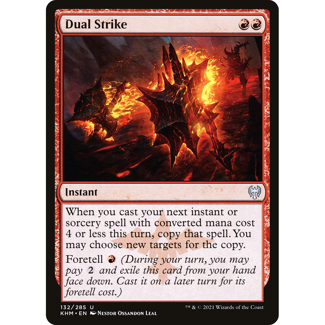 Dual Strike (KHM-132) - Kaldheim Foil