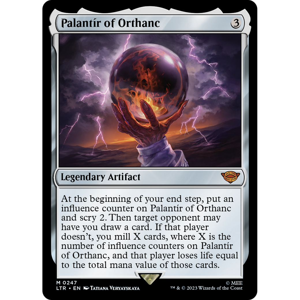 Palantír of Orthanc (LTR-247) - The Lord of the Rings: Tales of Middle-earth Foil