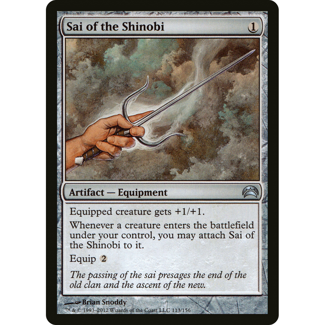 Sai of the Shinobi (PC2-113) - Planechase 2012