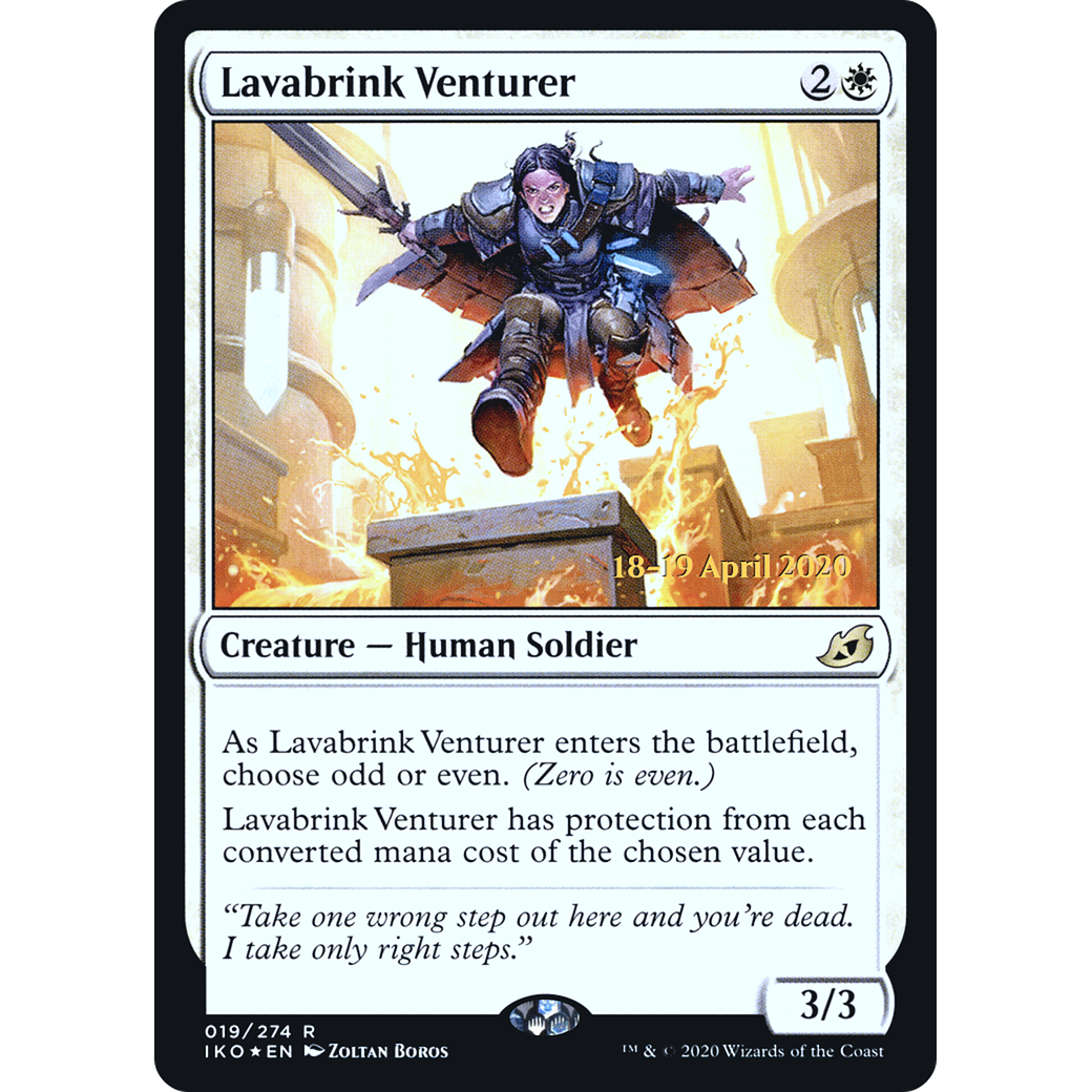 Lavabrink Venturer (PRE-019) - Ikoria: Lair of Behemoths Promos Foil
