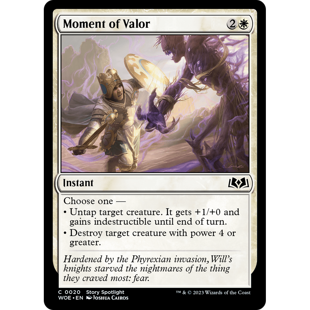 Moment of Valor (WOE-020) - Wilds of Eldraine Foil
