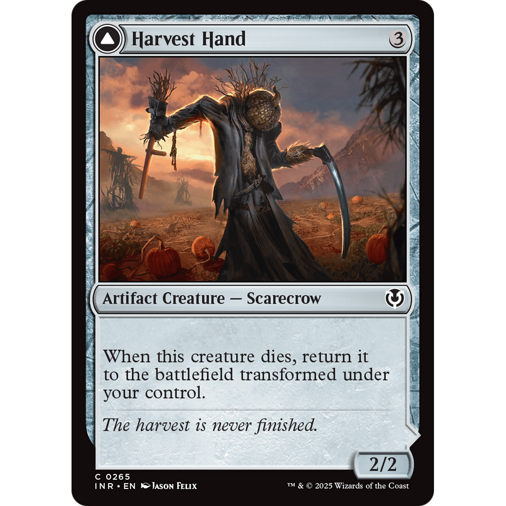 Harvest Hand // Scrounged Scythe (INR-265) - Innistrad Remastered Foil