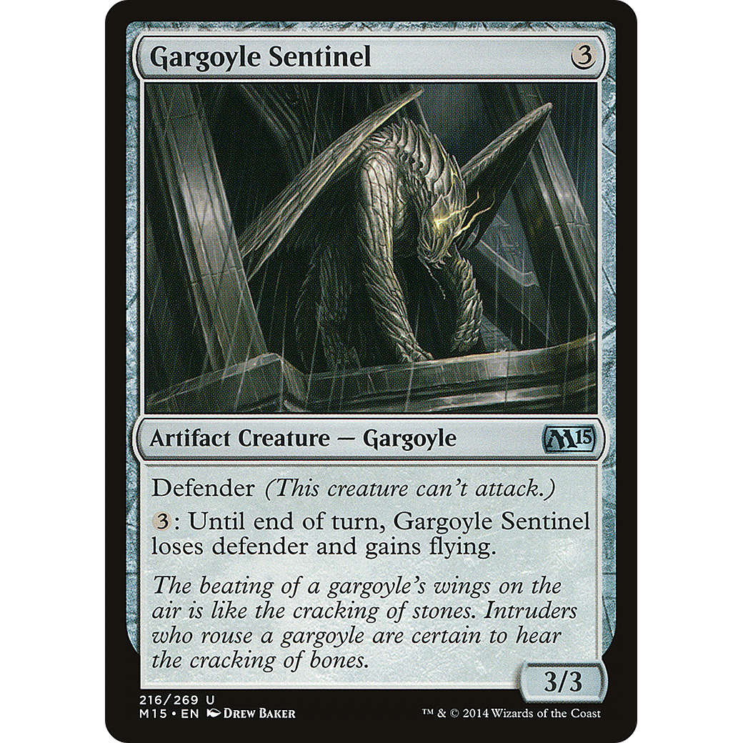 Gargoyle Sentinel (M15-216) - Magic 2015