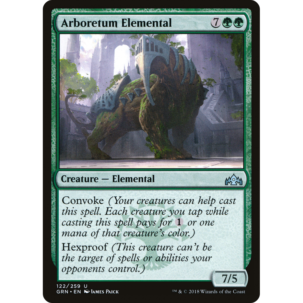 Arboretum Elemental (GRN-122) - Guilds of Ravnica Foil