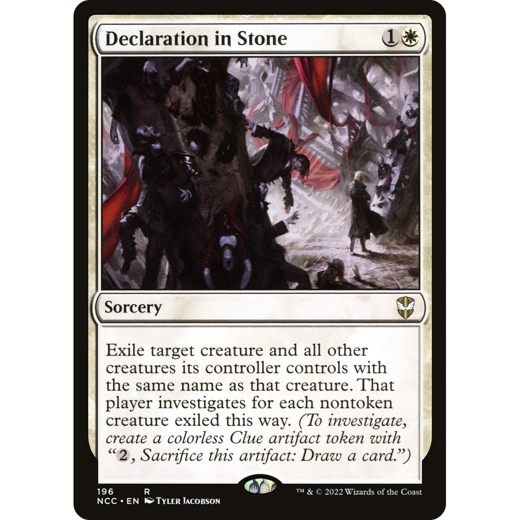 Declaration in Stone (NCC-196) - New Capenna Commander