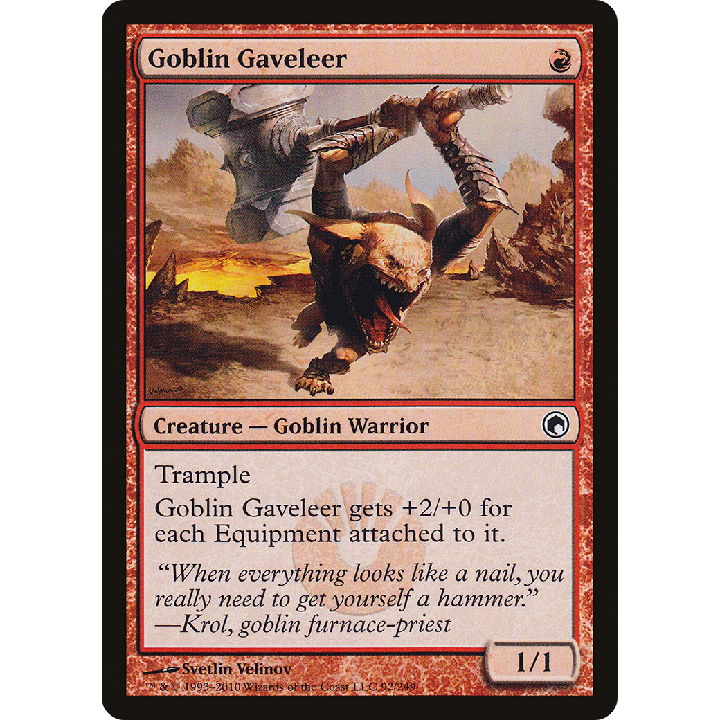 Goblin Gaveleer (SOM-092) - Scars of Mirrodin Foil