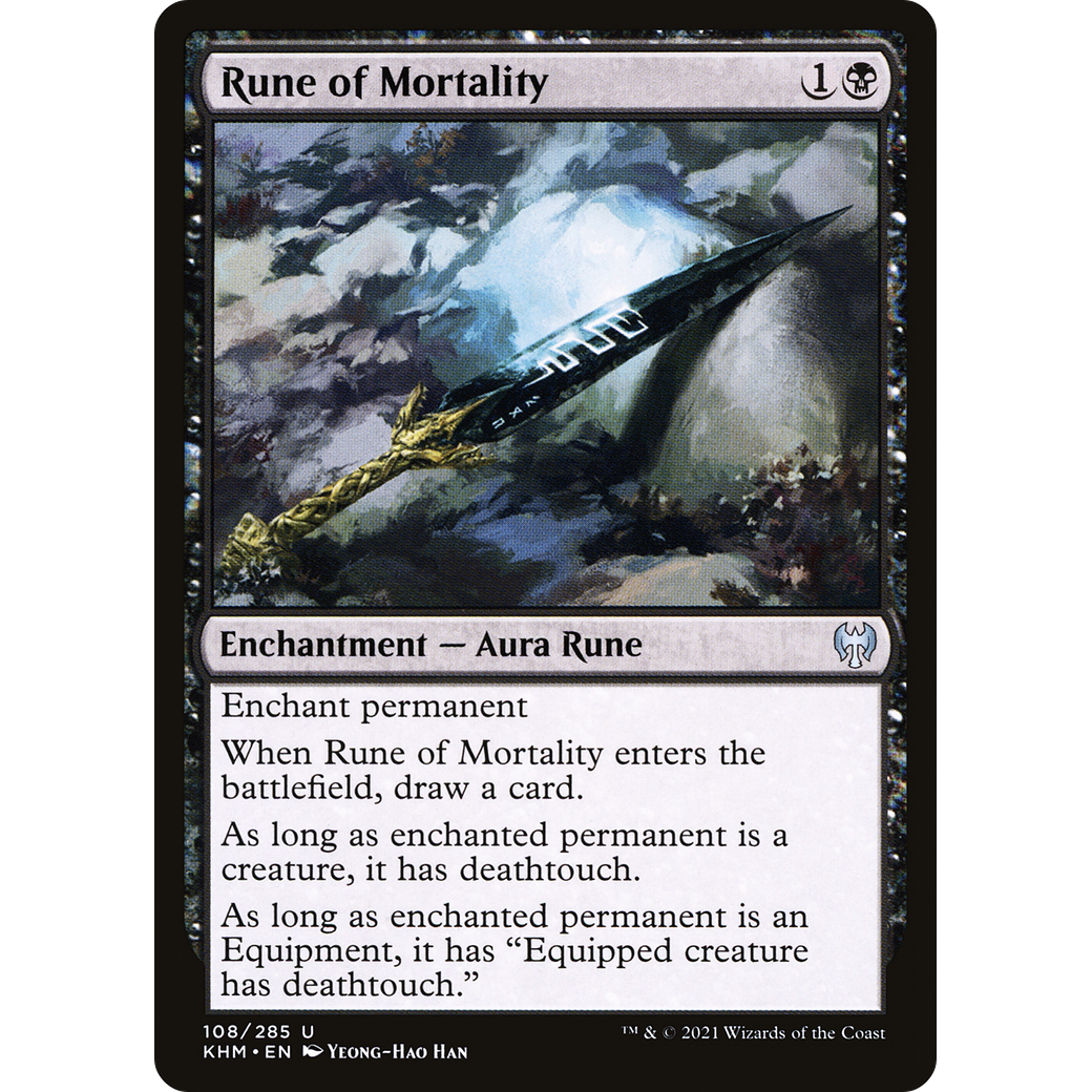 Rune of Mortality (KHM-108) - Kaldheim