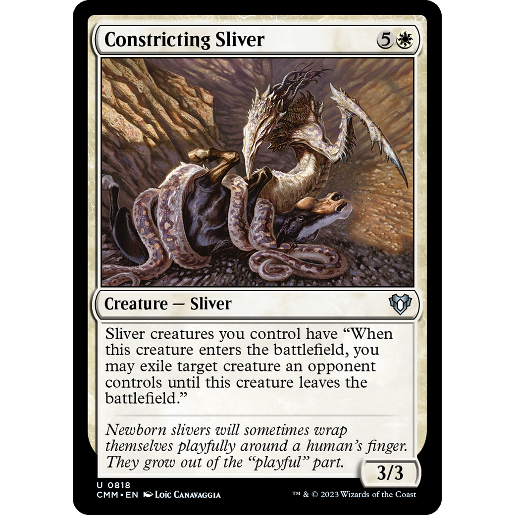 Constricting Sliver (CMM-818) - Commander Masters