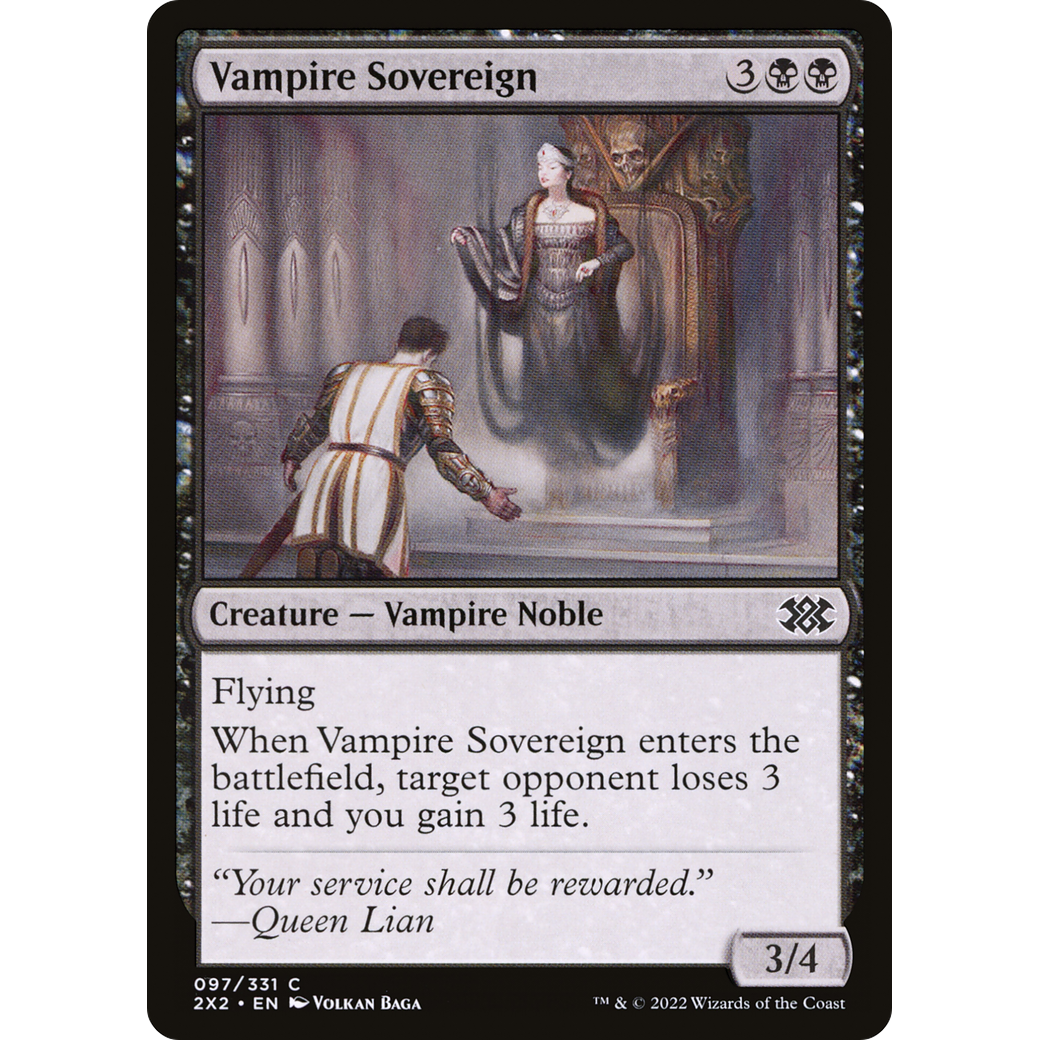 Vampire Sovereign (2X2-097) - Double Masters 2022