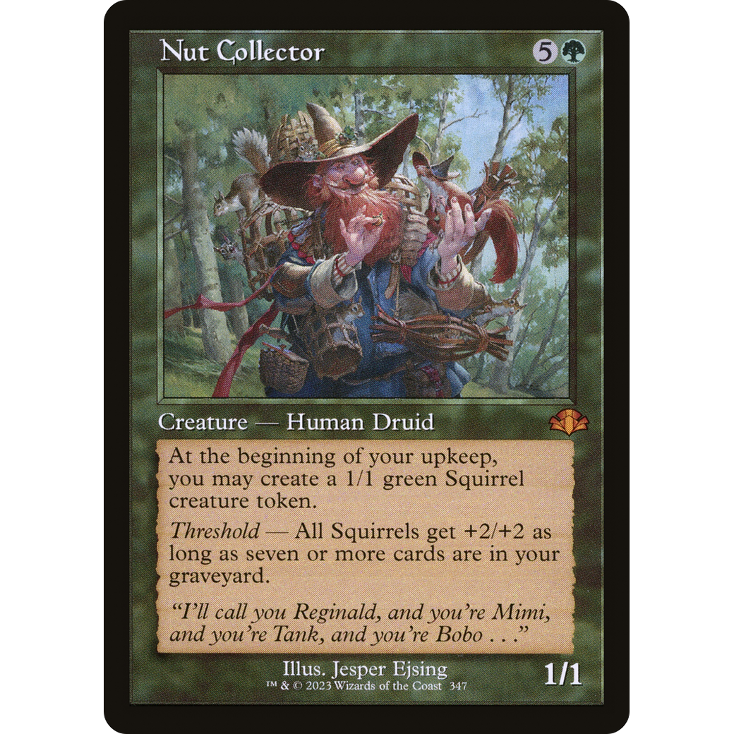 Nut Collector (Retro Frame) (DMR-347) - Dominaria Remastered