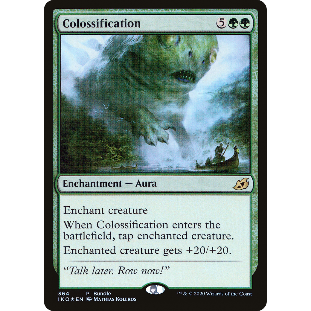 Colossification (IKO Bundle) (UMP-364) - Ikoria: Lair of Behemoths Foil