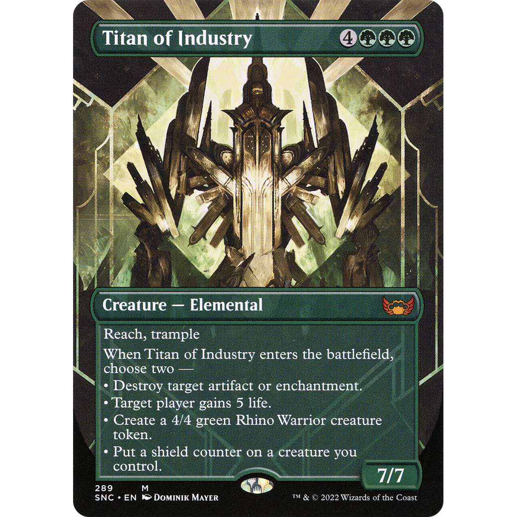 Titan of Industry (Borderless) (SNC-289) - Streets of New Capenna (Borderless)