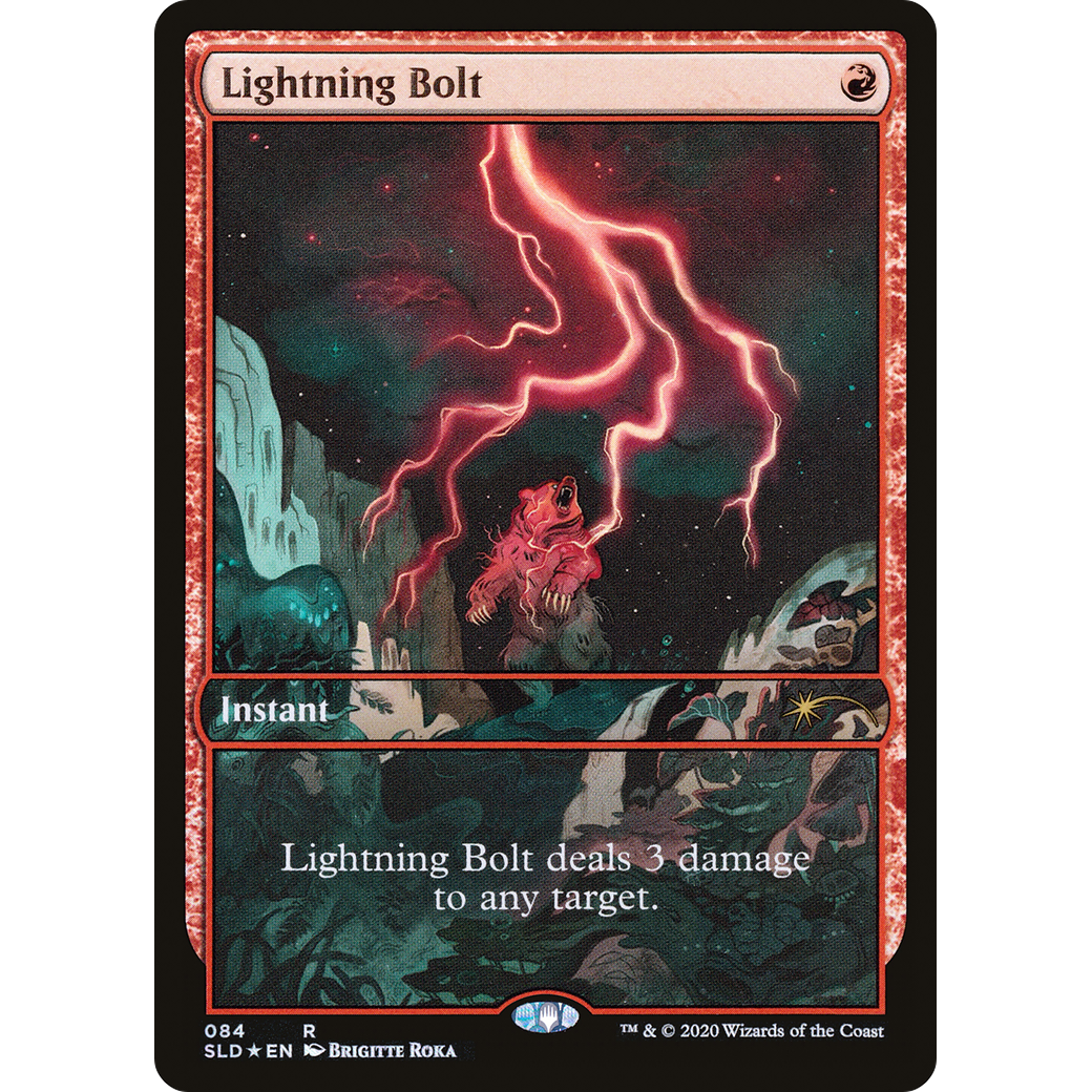 Lightning Bolt (084) (SLD-084) - Secret Lair Drop Foil