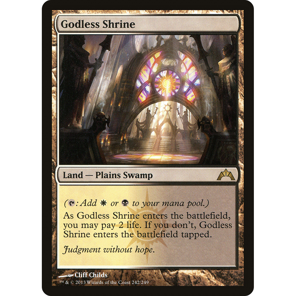 Godless Shrine (GTC-242) - Gatecrash Foil
