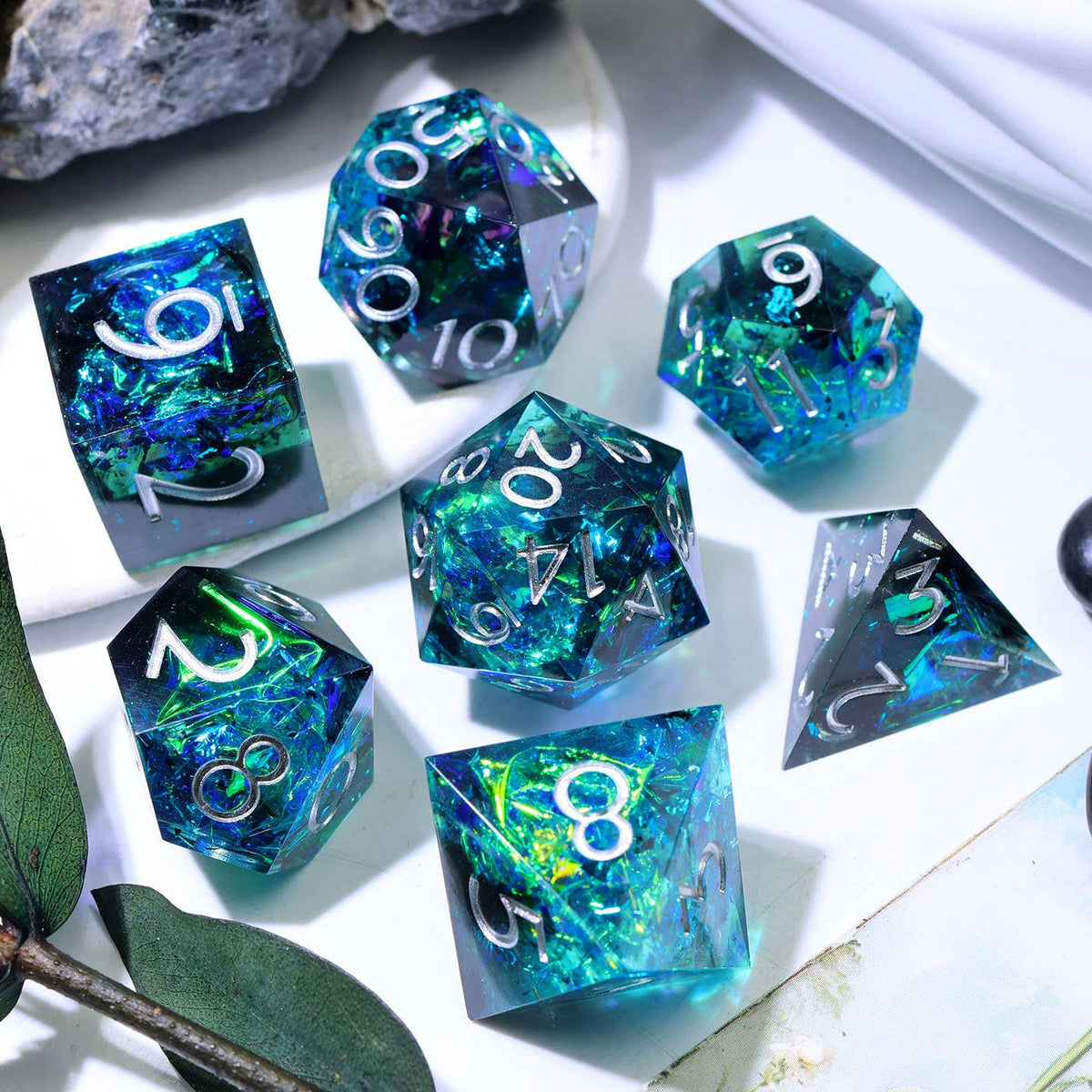 Trenchlight - 7 Piece Polyhedral Dice Set